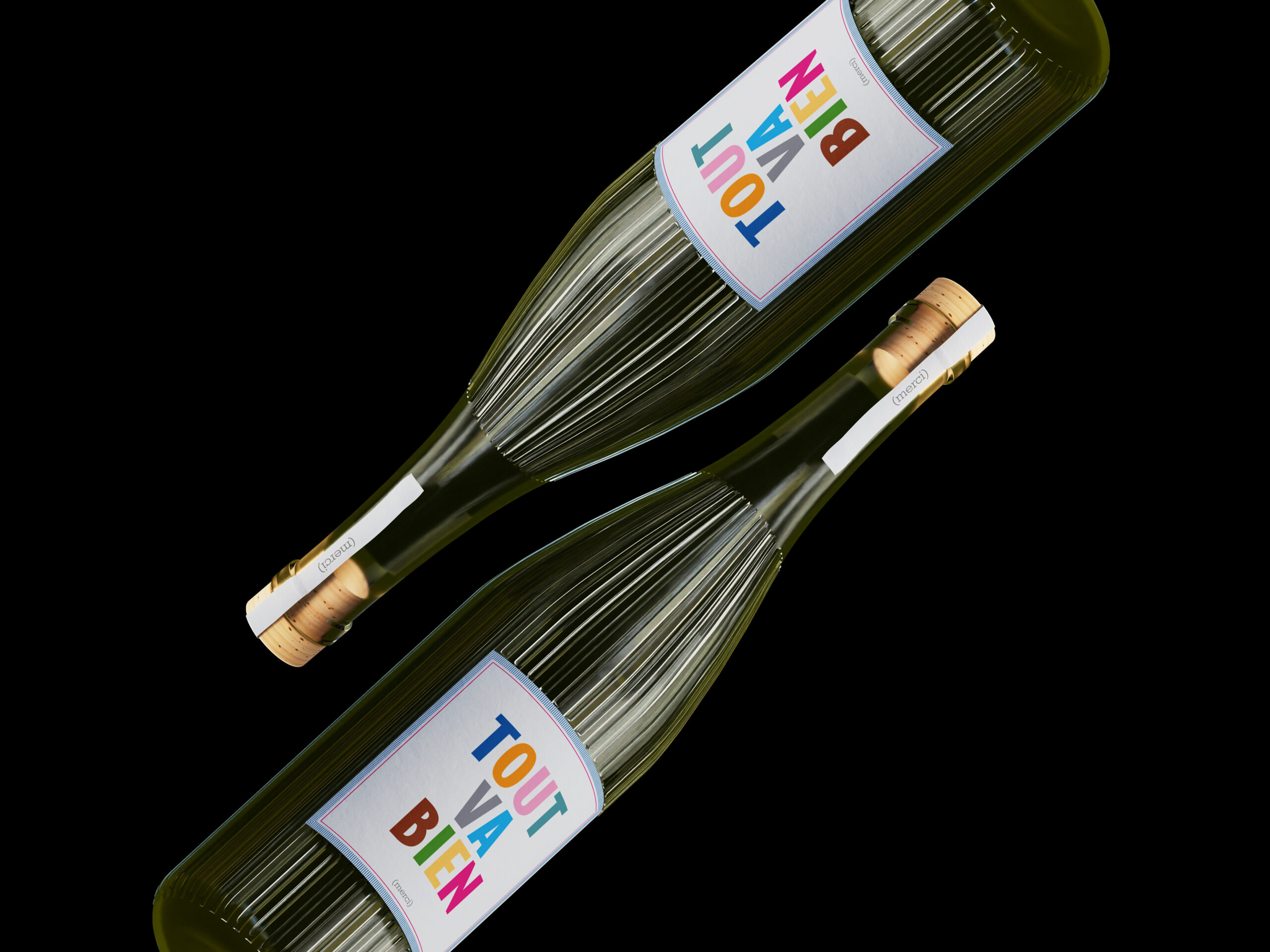 Création Le Studio D :  pour Label Tout va bien, deuxième visuel