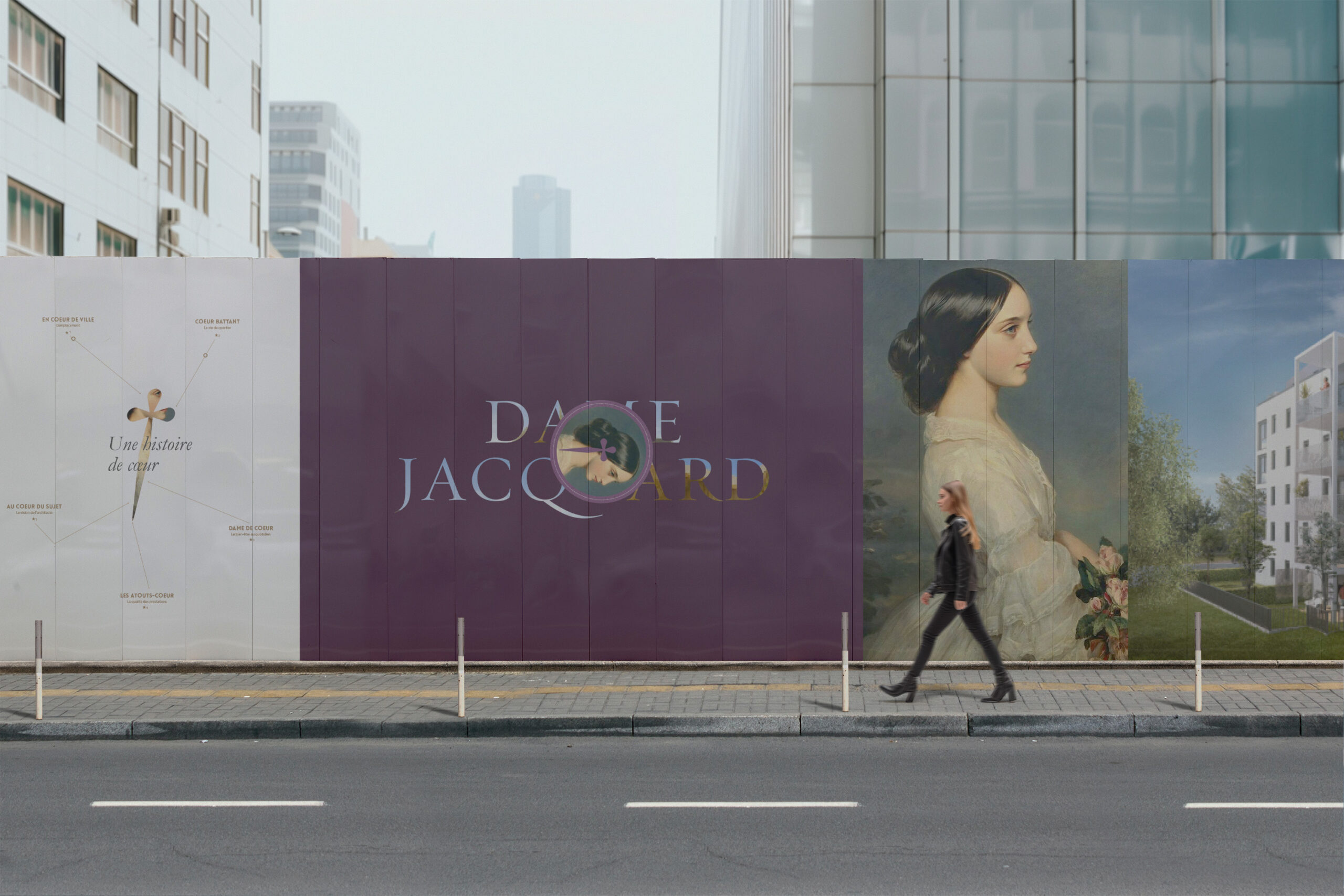 Création Le Studio D :  pour Dame Jacquard, quatrième visuel