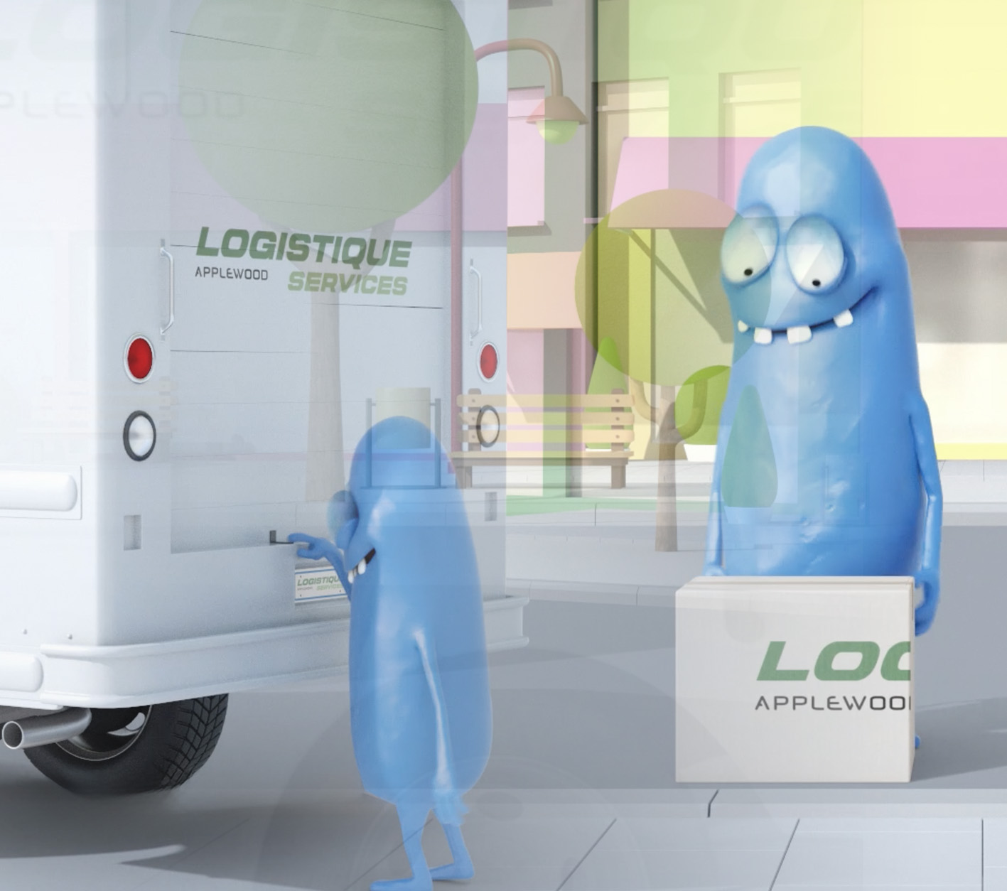 Création Le Studio D :  pour Logistique Service, quatrième visuel