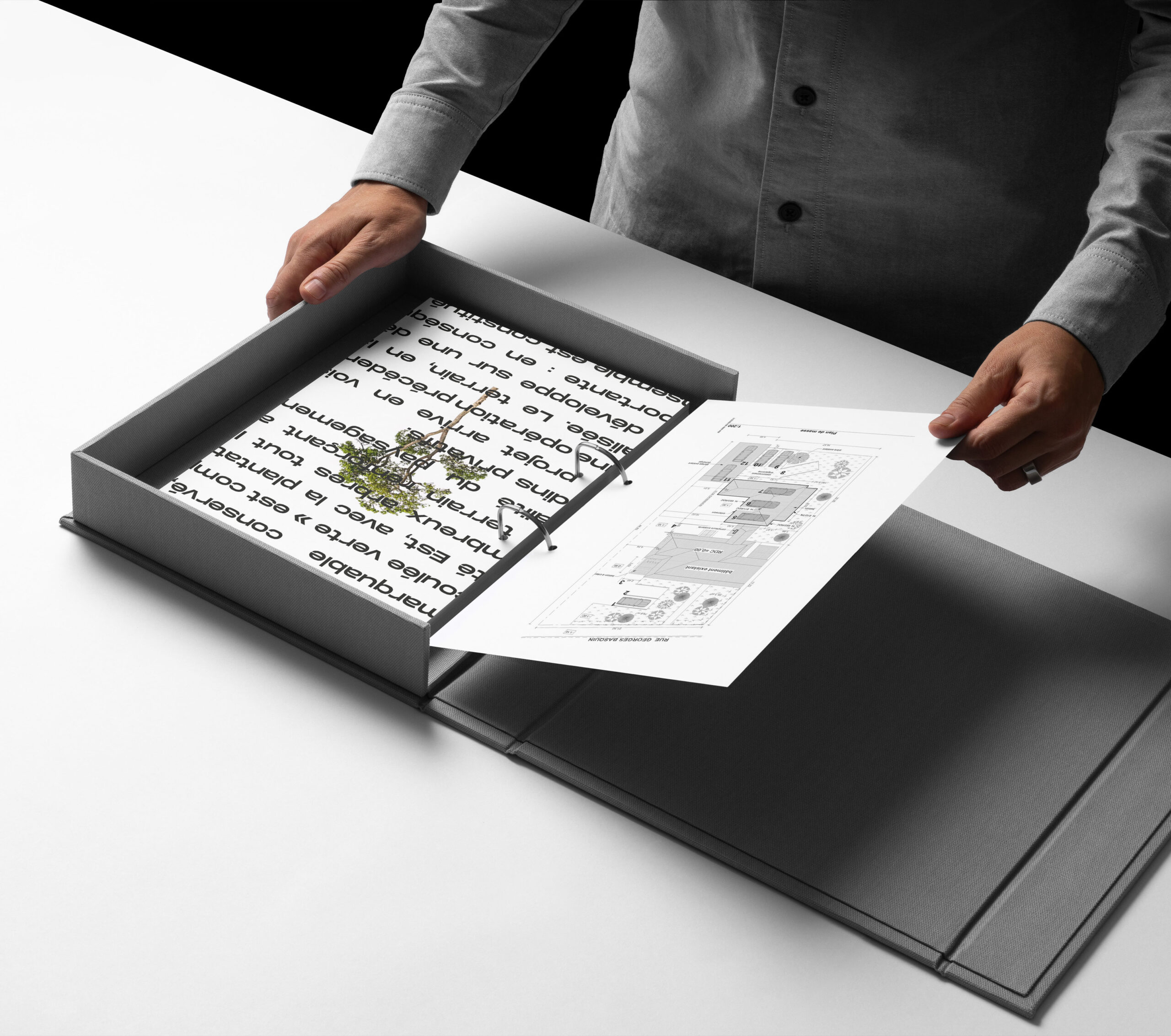 Création Le Studio D :  pour La Dame Jacquard, quatrième visuel