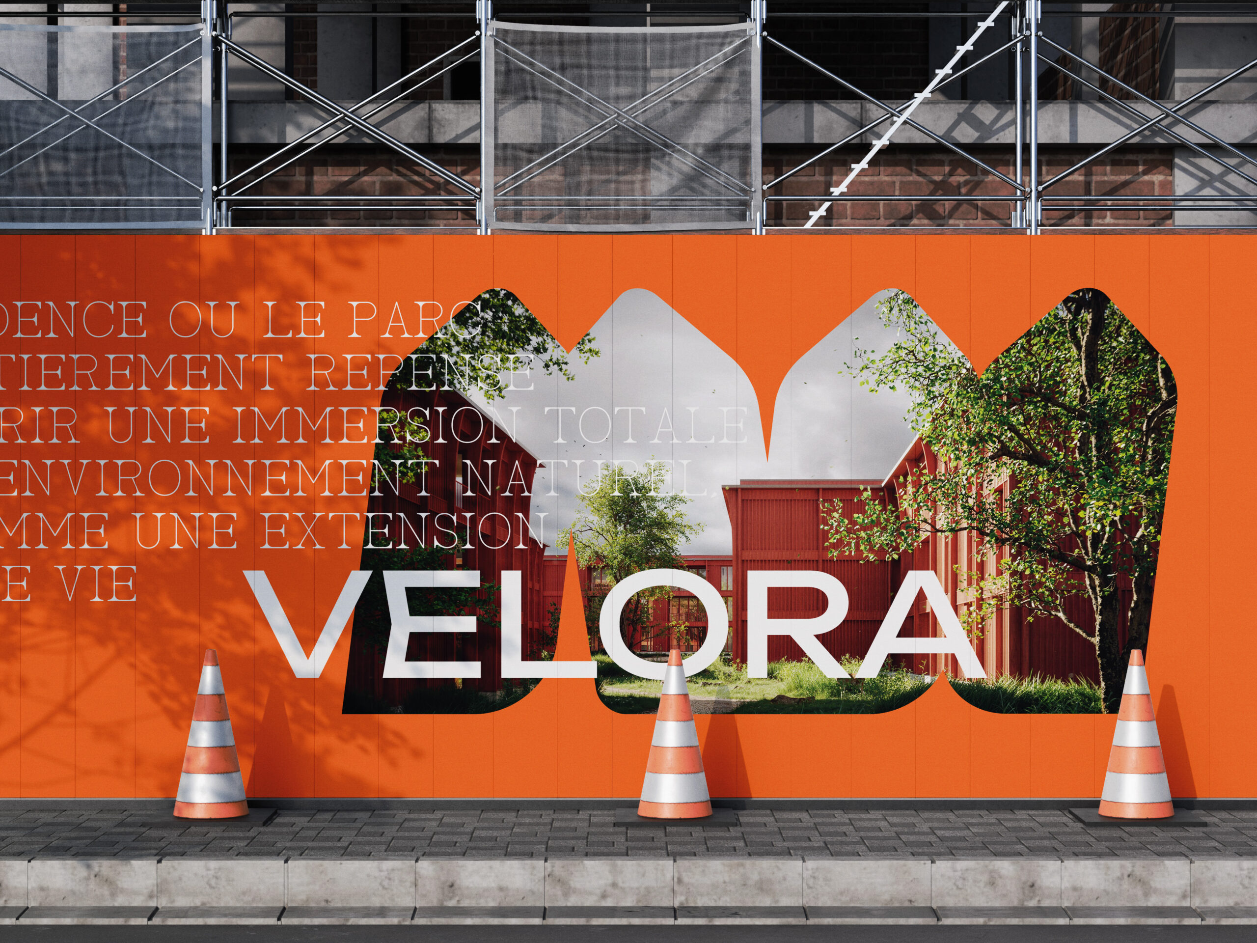 Création Le Studio D :  pour VELORA, dixième visuel